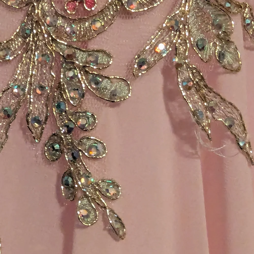 Jovani Elegant Pink Chiffon Dress - Picture 11 of 16